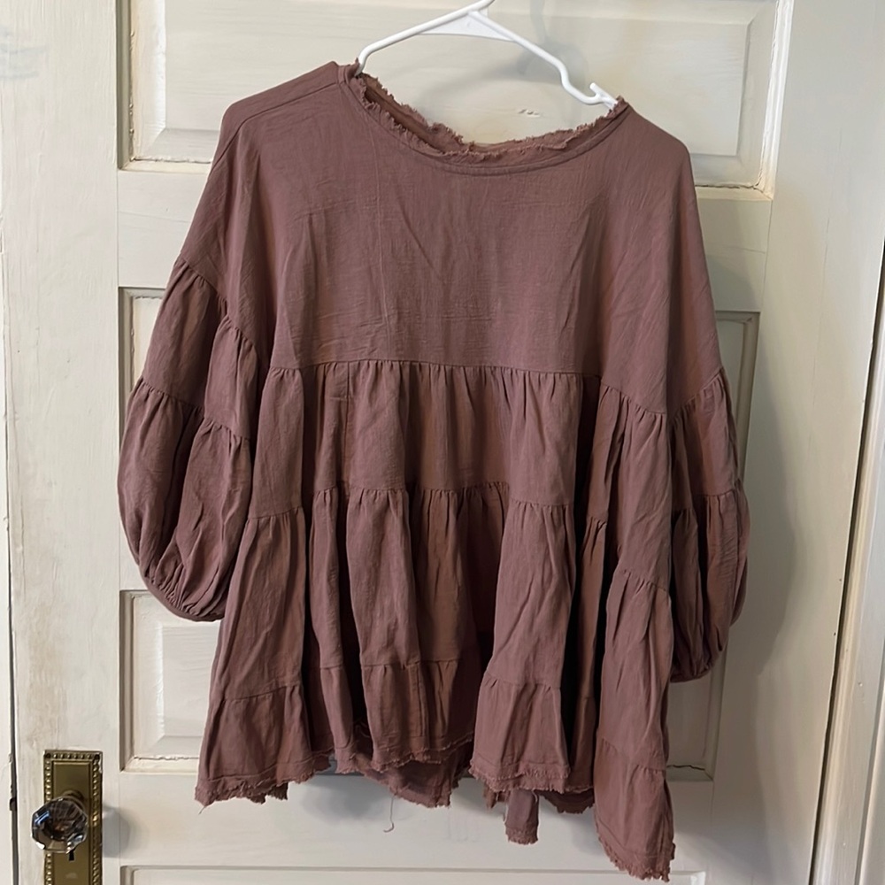 Free People Babydoll blouse